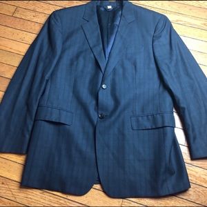 Burberry Collins Navy Sport Coat. Size 42R